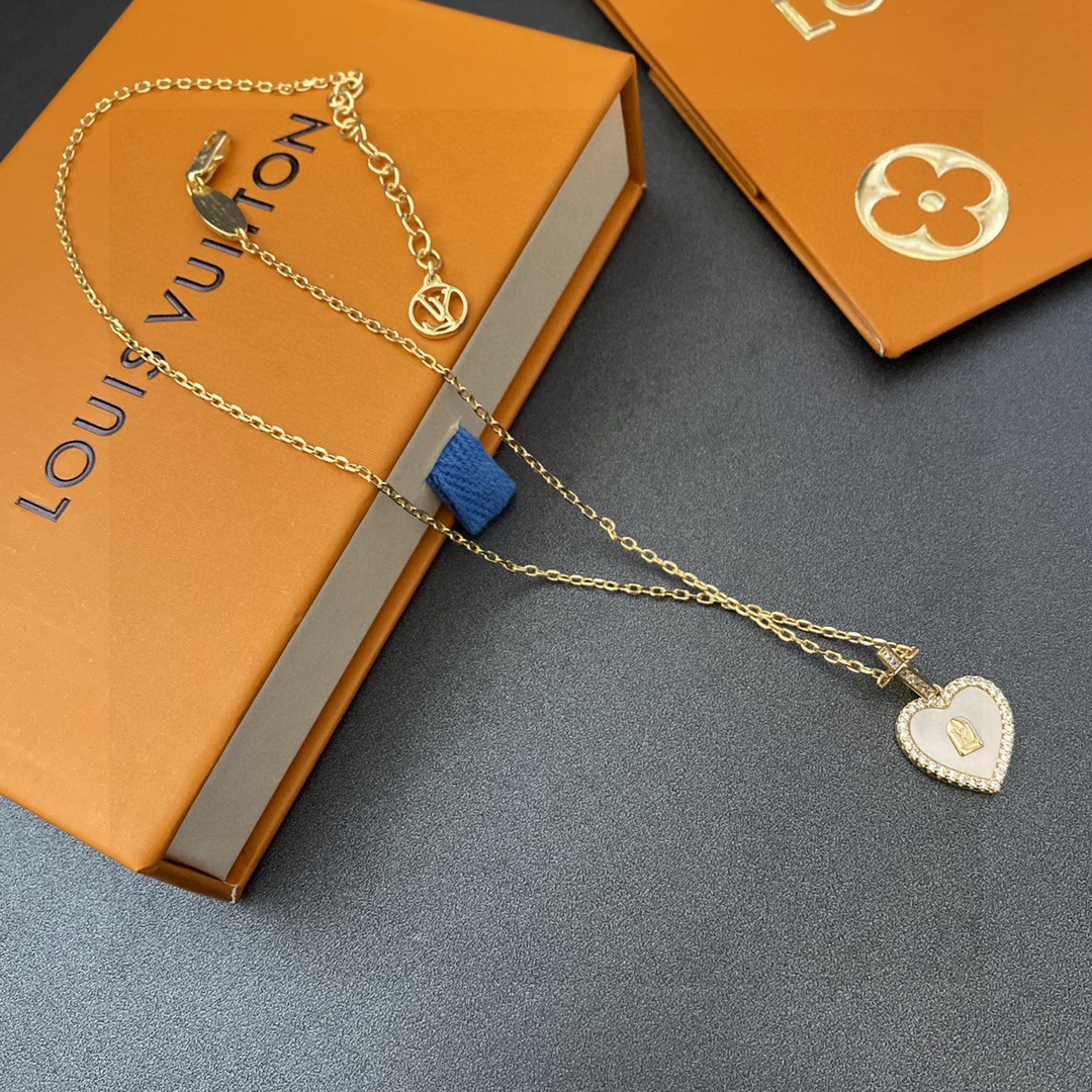 【LOUIS VUITTON】ネックレス、新しいネックレス万能シンプルファッションオーナメント-BRAND OFF