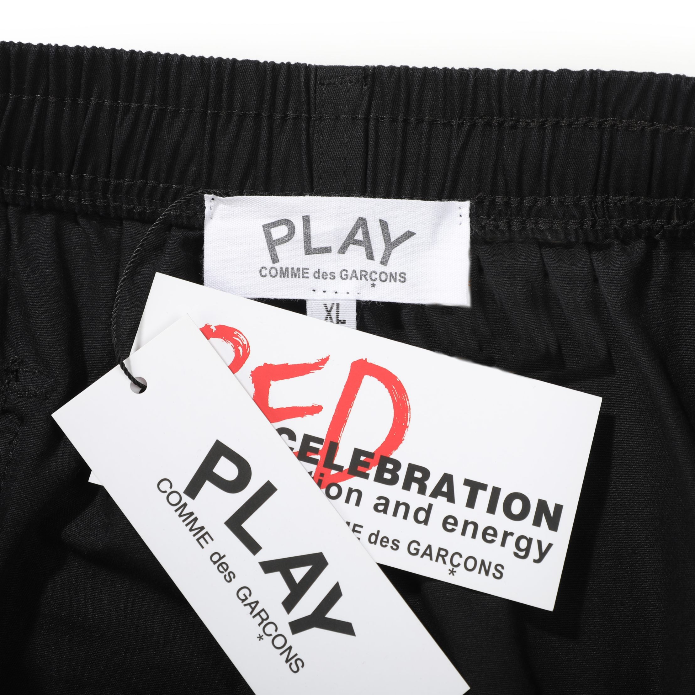 【COMME DES GARCONS PLAY 公式旗艦店】 コム デ ギャルソン プレイ   ショートパンツご好評に付き再入荷 24628-BRAND OFF