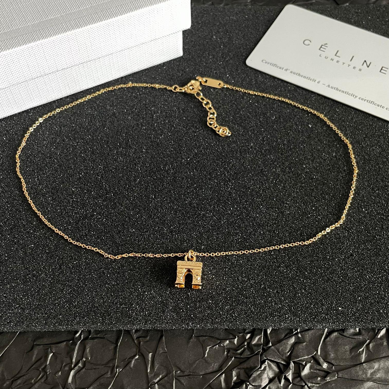 【CELINE】ネックレス、新しいネックレス万能シンプルファッションオーナメント 240729-BRAND OFF