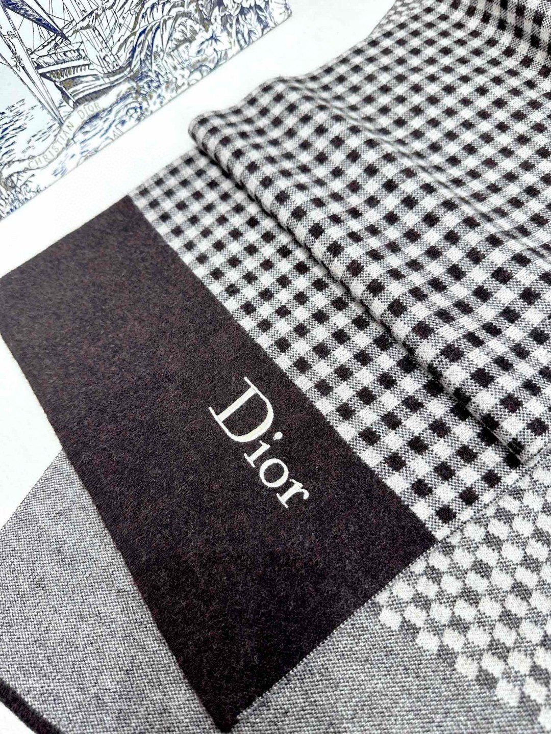 【DIOR  ディオール 】スカーフ32*180cm  241108-BRAND OFF