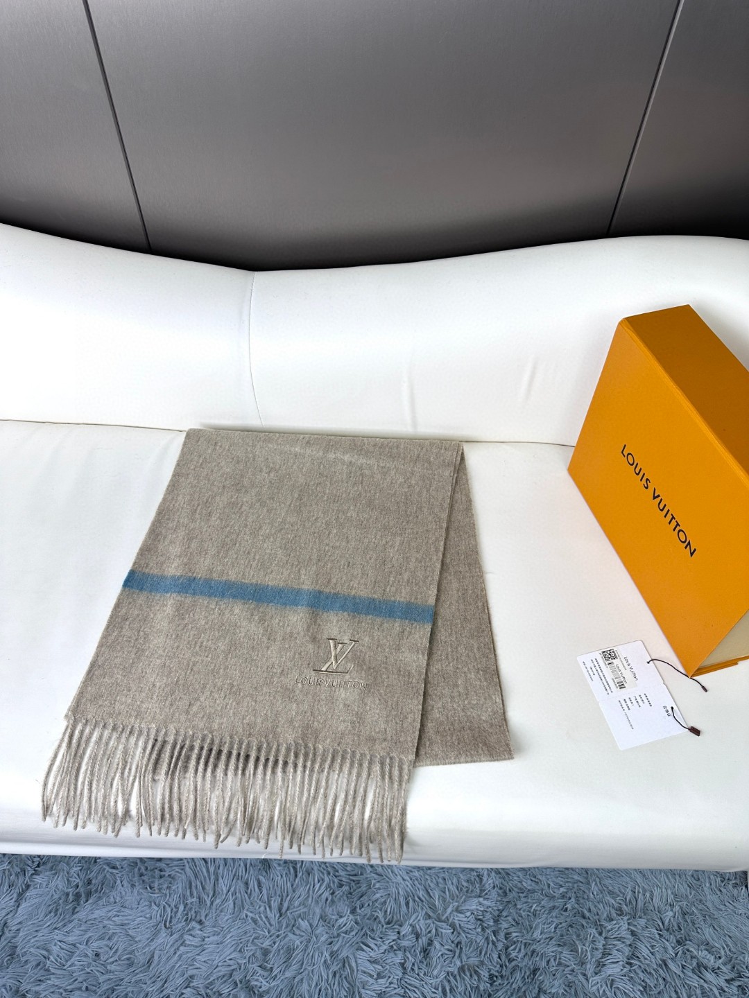 【LV LOUIS VUITTON ルイ·ヴィトン】 スカーフ 35*180cm  241107-BRAND OFF