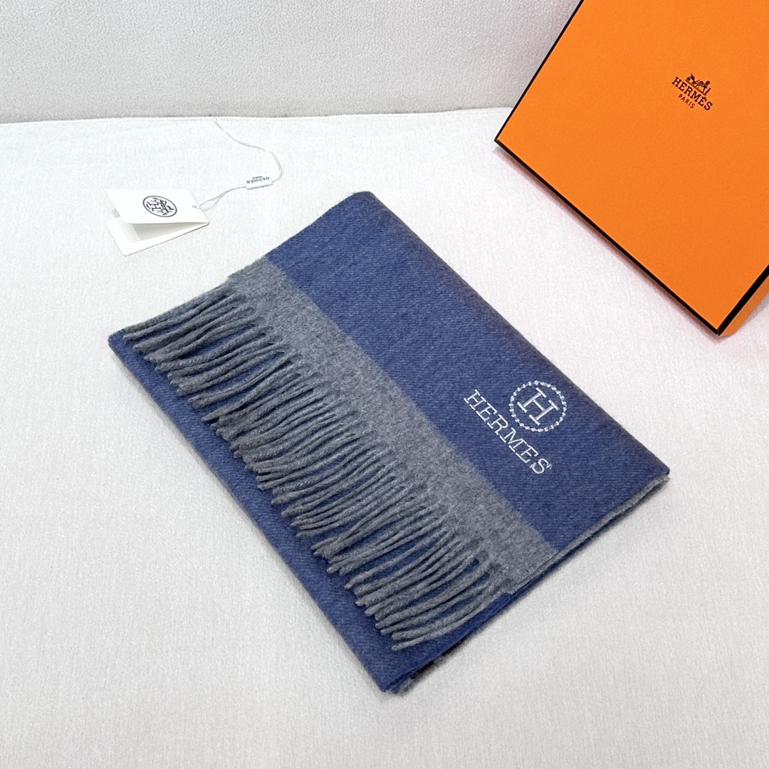 【HERMES エルメス 】スカーフ   30*180CM  241109-BRAND OFF