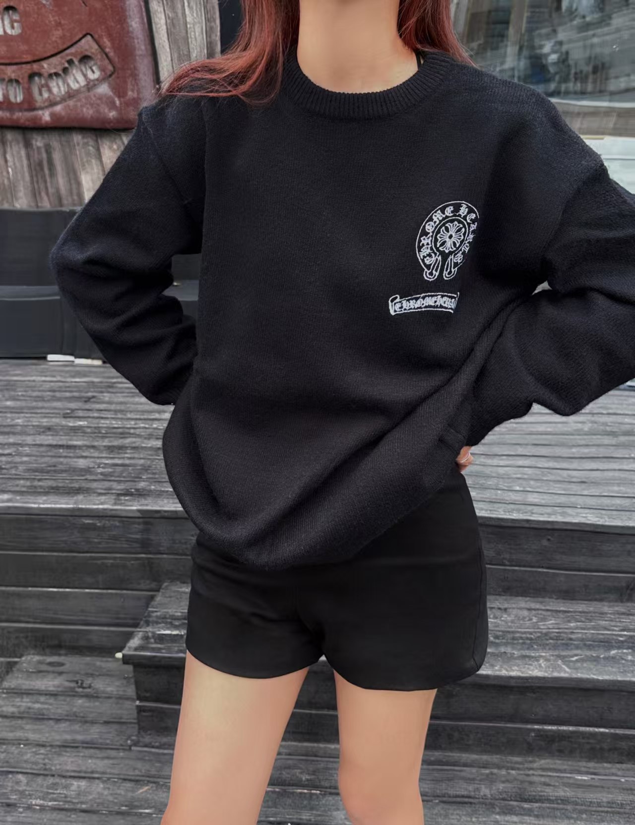 【CHROME HEARTS旗艦店】クロムハーツ セーター ご好評に付き再入荷！-BRAND OFF