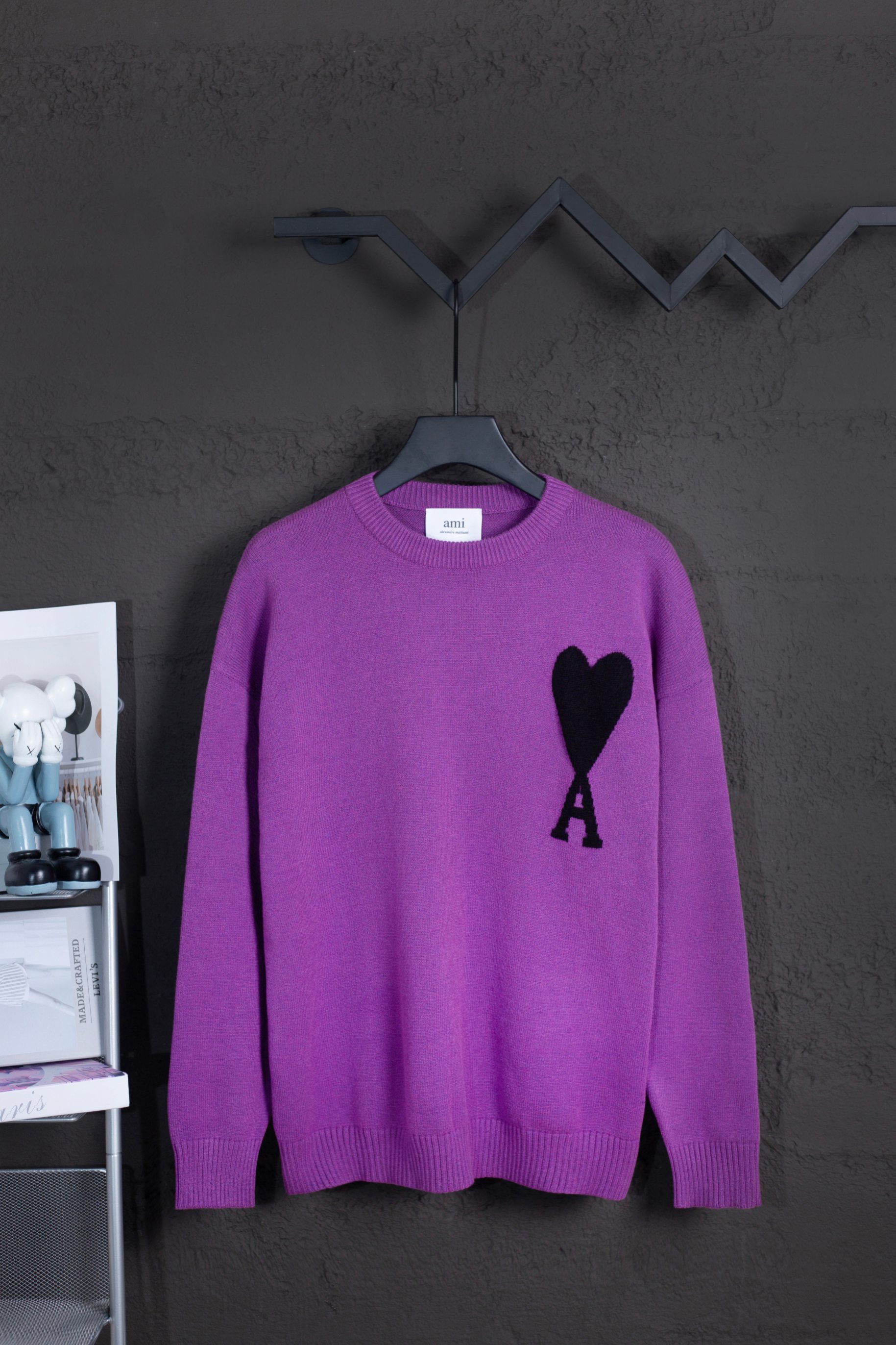 【AMI旗艦店】 セーター 男女兼用 ご好評に付き再入荷！-BRAND OFF