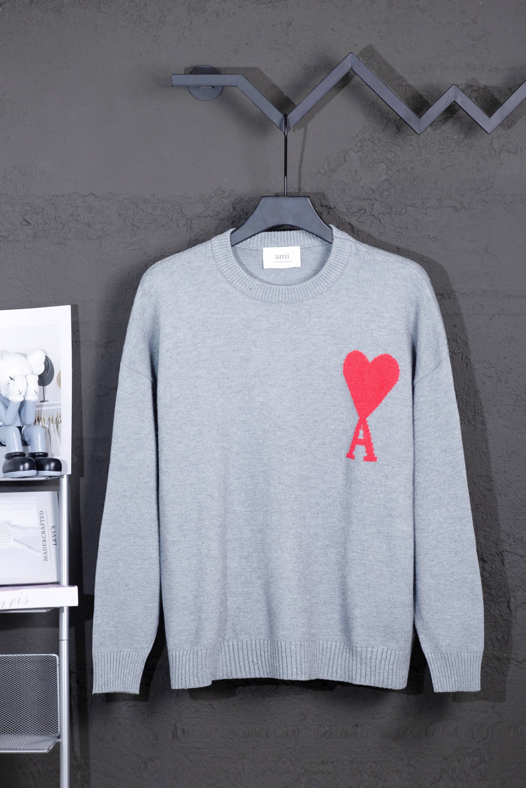 【AMI旗艦店】 セーター 男女兼用 ご好評に付き再入荷！-BRAND OFF