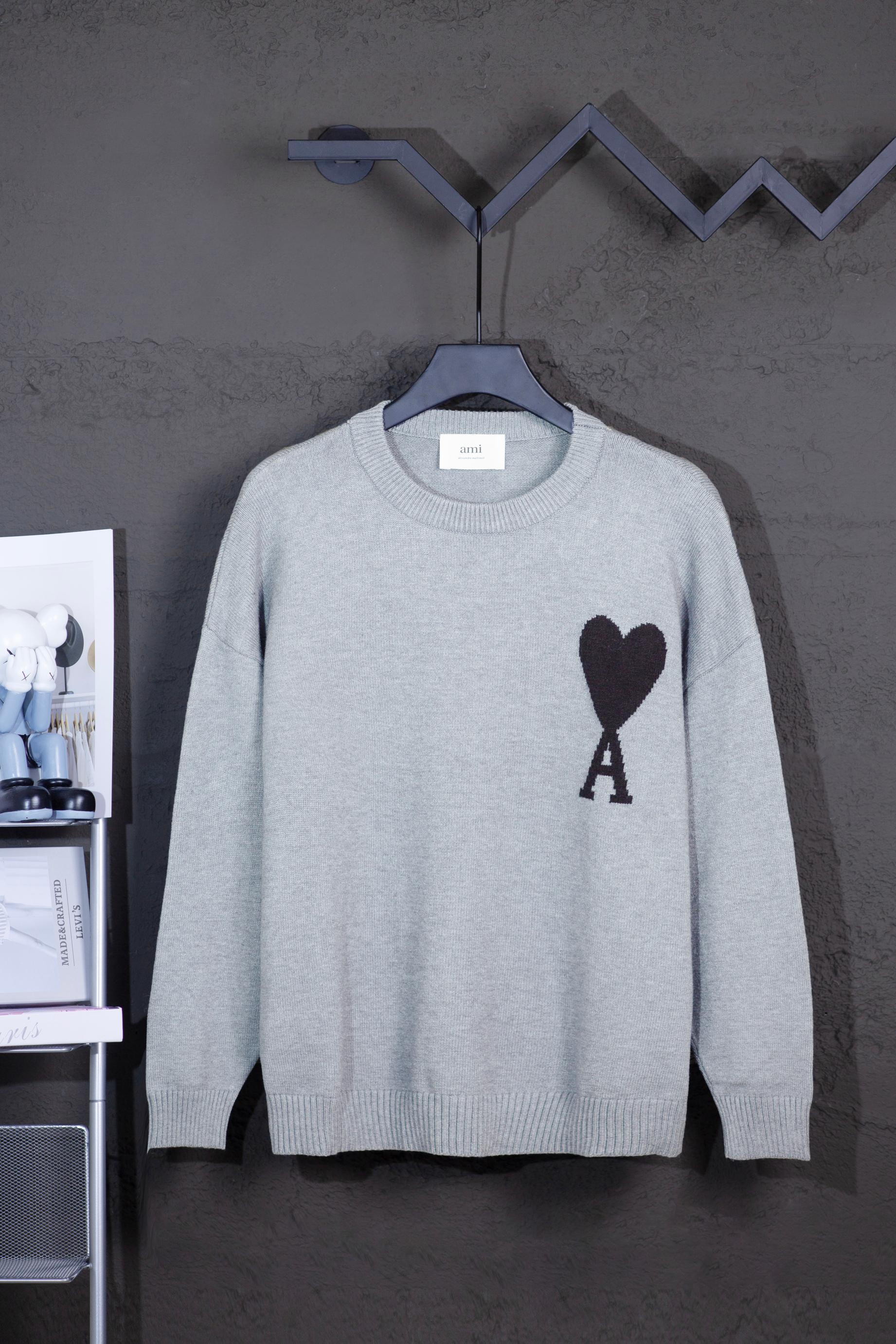 【AMI旗艦店】 セーター 男女兼用 ご好評に付き再入荷！-BRAND OFF