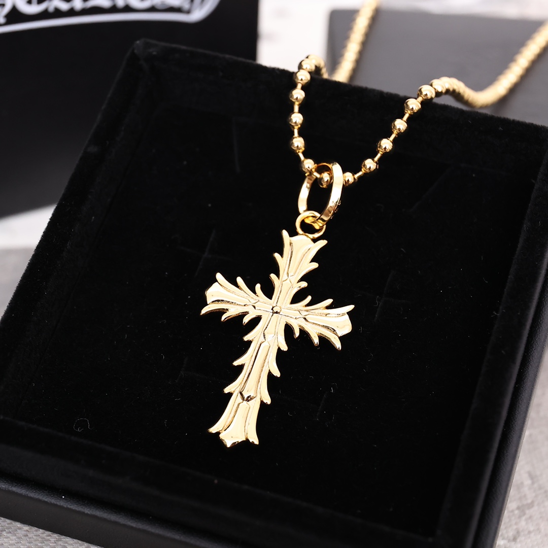 【CHROME HEARTS】ネックレス、新しいネックレス万能シンプルファッションオーナメント-BRAND OFF