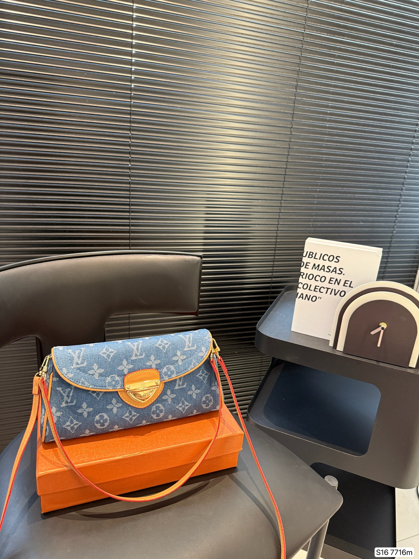【LOUIS VUITTON公式旗艦店】ルイヴィトン デニムのショルダーバッグ 7716-BRAND OFF