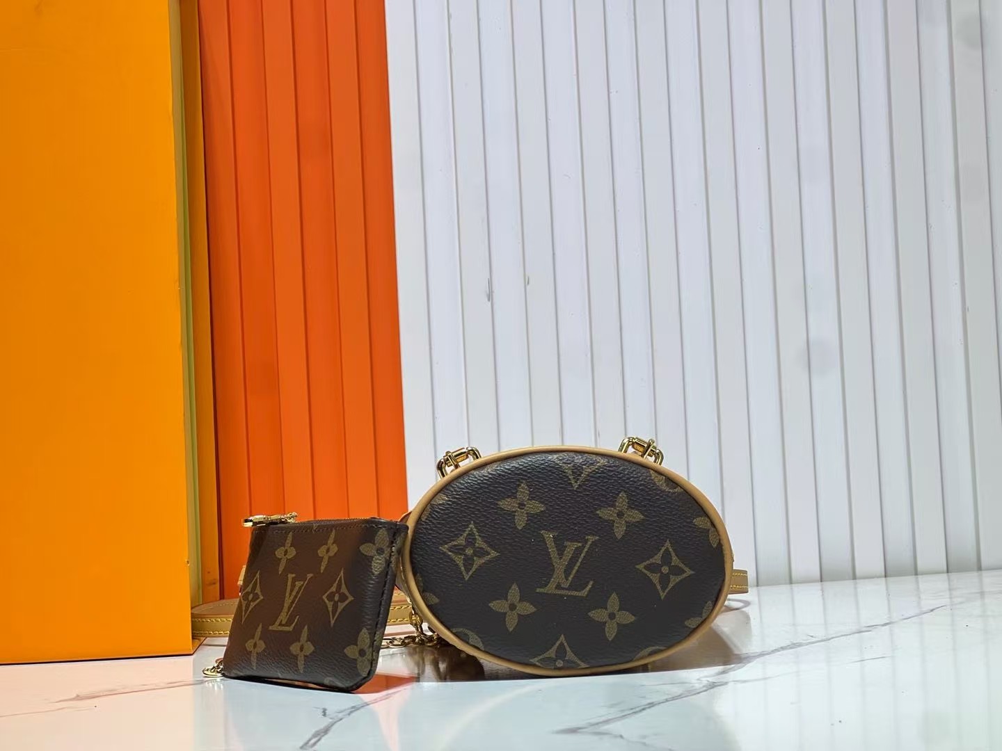 LOUIS VUITTON ルイヴィトン M81489 NANO BUCKET 斜め掛けバッグ-BRAND OFF