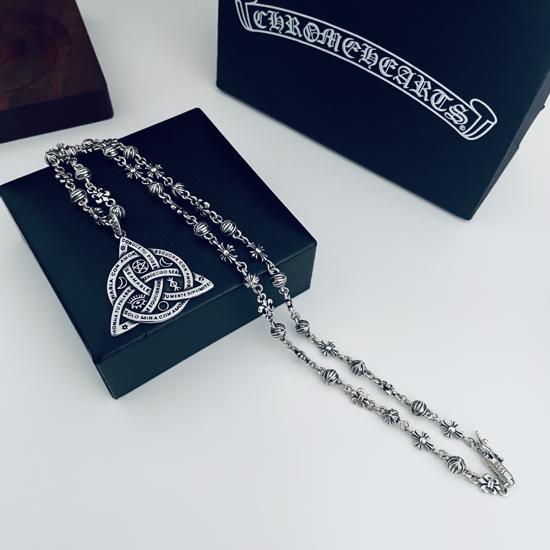 【CHROME HEARTS 】ネックレス、新しいネックレス万能シンプルファッションオーナメント-BRAND OFF