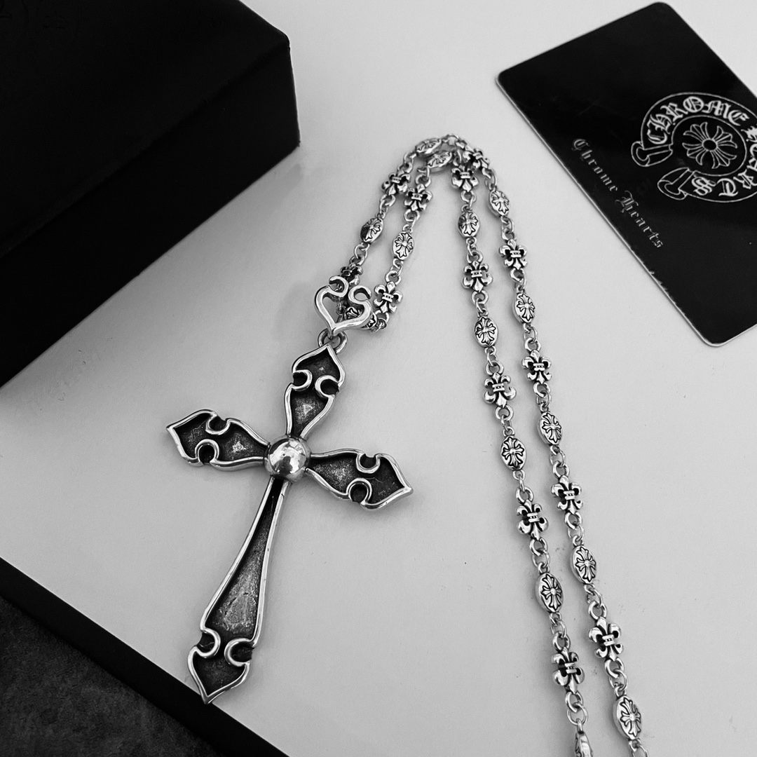 【CHROME HEARTS 】ネックレス、新しいネックレス万能シンプルファッションオーナメント-BRAND OFF