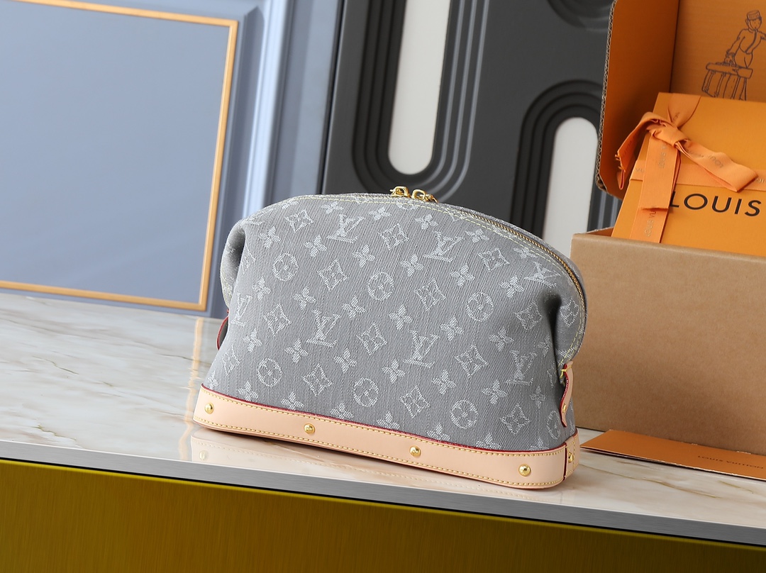 LOUIS VUITTON ルイヴィトン DENIM 化粧ポーチ M24317-BRAND OFF