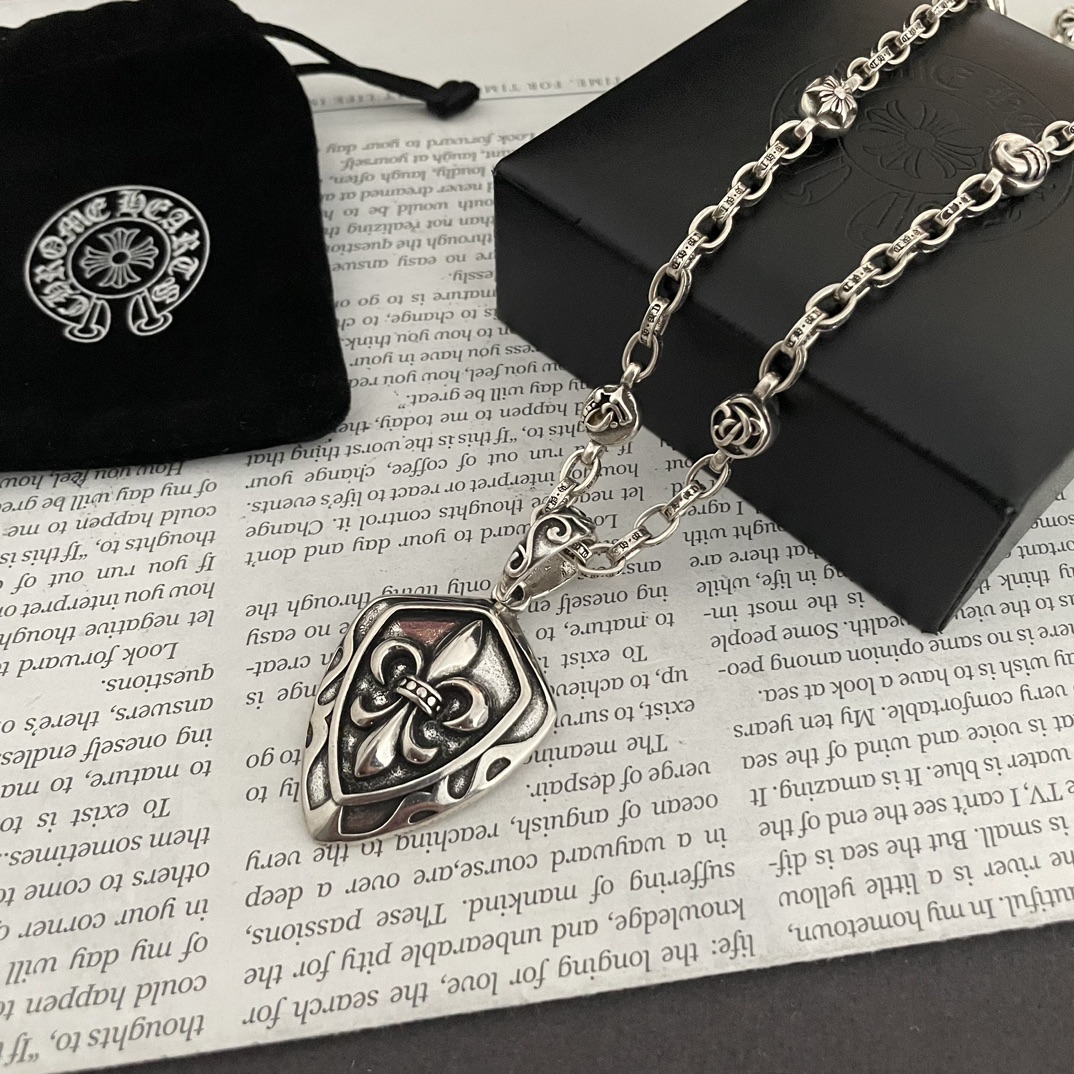 【CHROME HEARTS】ネックレス、新しいネックレス万能シンプルファッションオーナメント-BRAND OFF
