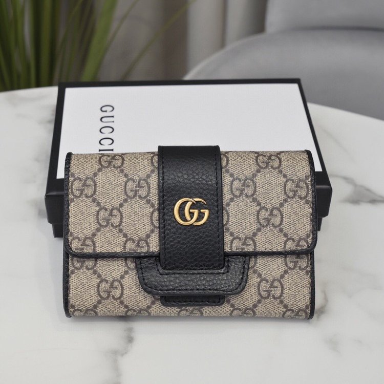 GUCCI(グッチ) 三つ折り財布 13.5*9.5*3.5cm-BRAND OFF