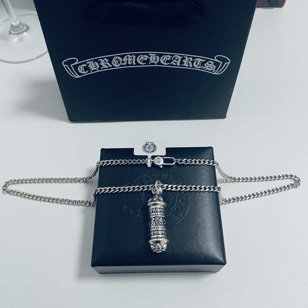 【CHROME HEARTS】クロムハーツ、新しいネックレス万能シンプルファッションオーナメント-BRAND OFF