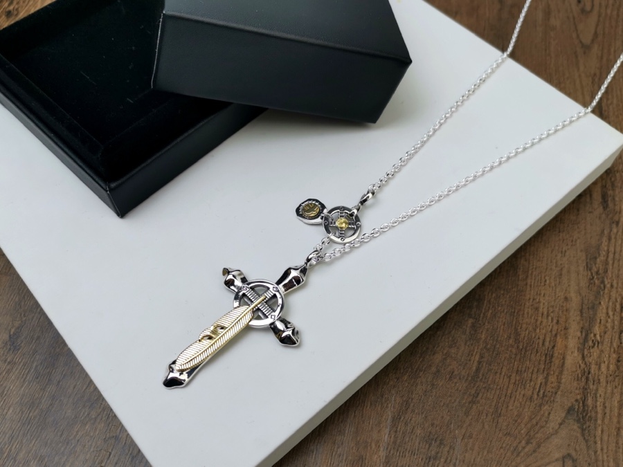 【Chrome Hearts】ネックレス、新しいネックレス万能シンプルファッションオーナメント-BRAND OFF
