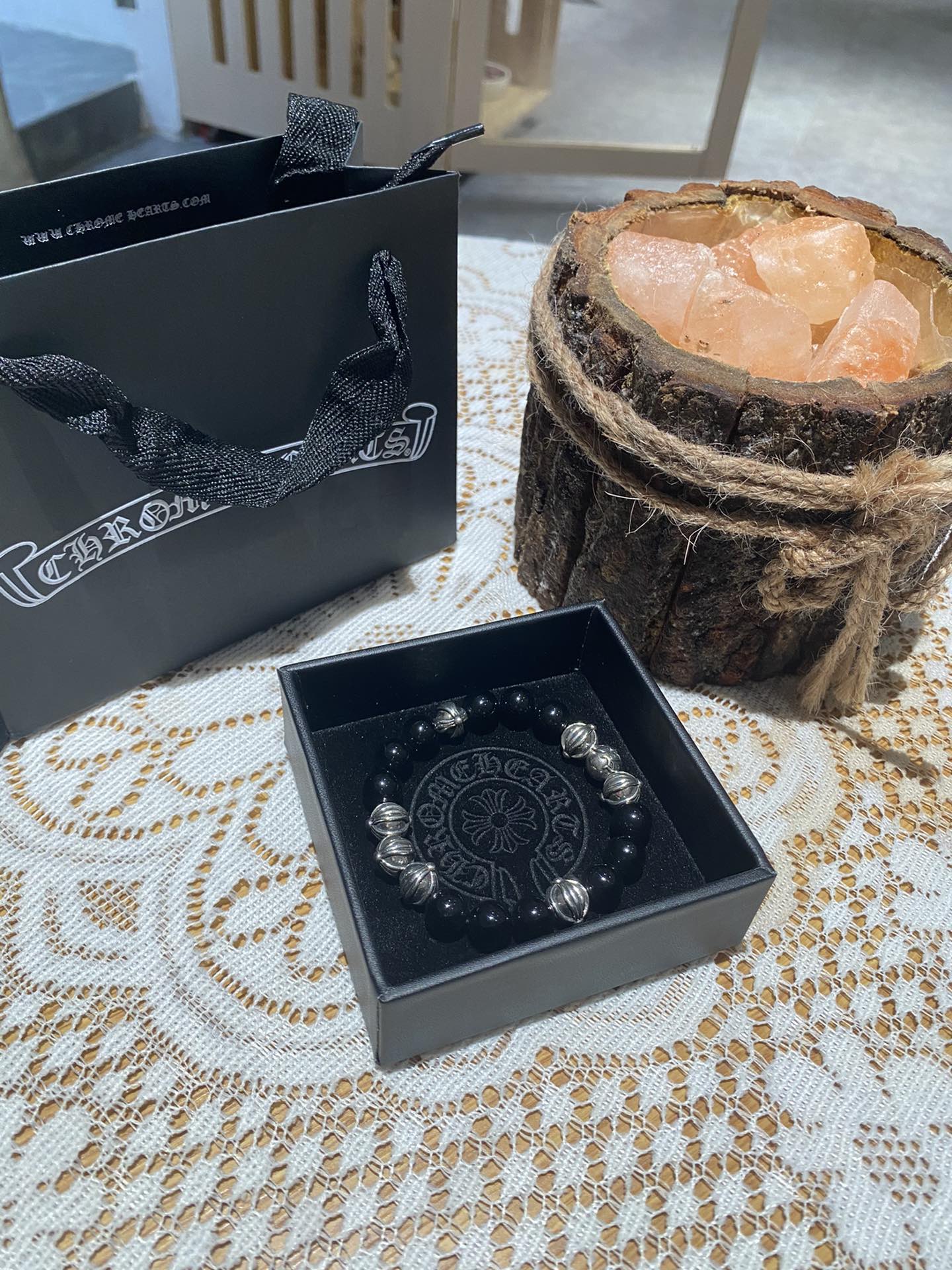 Chrome Hearts （クロムハーツ）Black Onyx ブレスレット-BRAND OFF