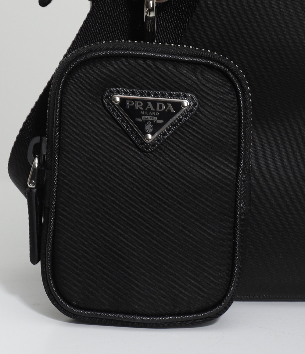 PRADA ☆ナイロンXサフィアーノレザー クロスボディバッグ-BRAND OFF