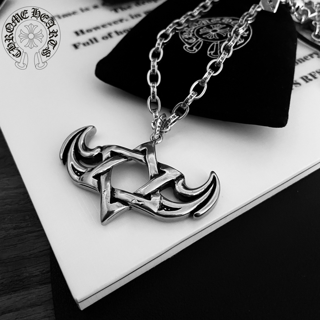 【CHROME HEARTS 】ネックレス、新しいネックレス万能シンプルファッションオーナメント-BRAND OFF
