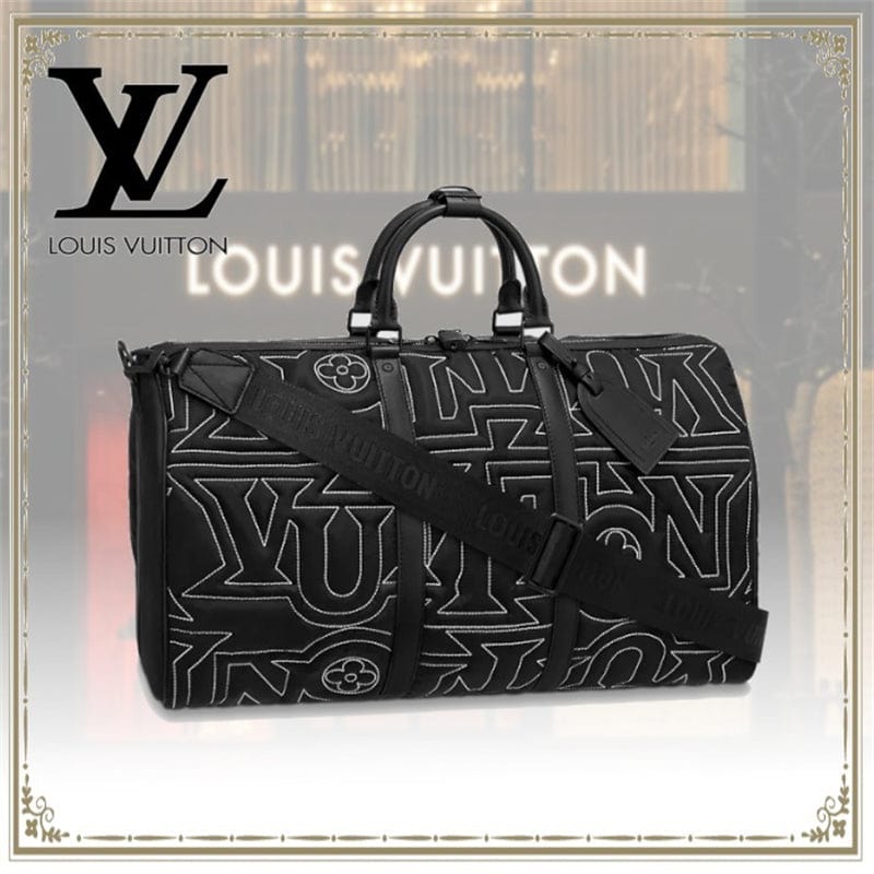 Louis Vuitton キーポル・バンドリエール 50 ブラック M21428-BRAND OFF