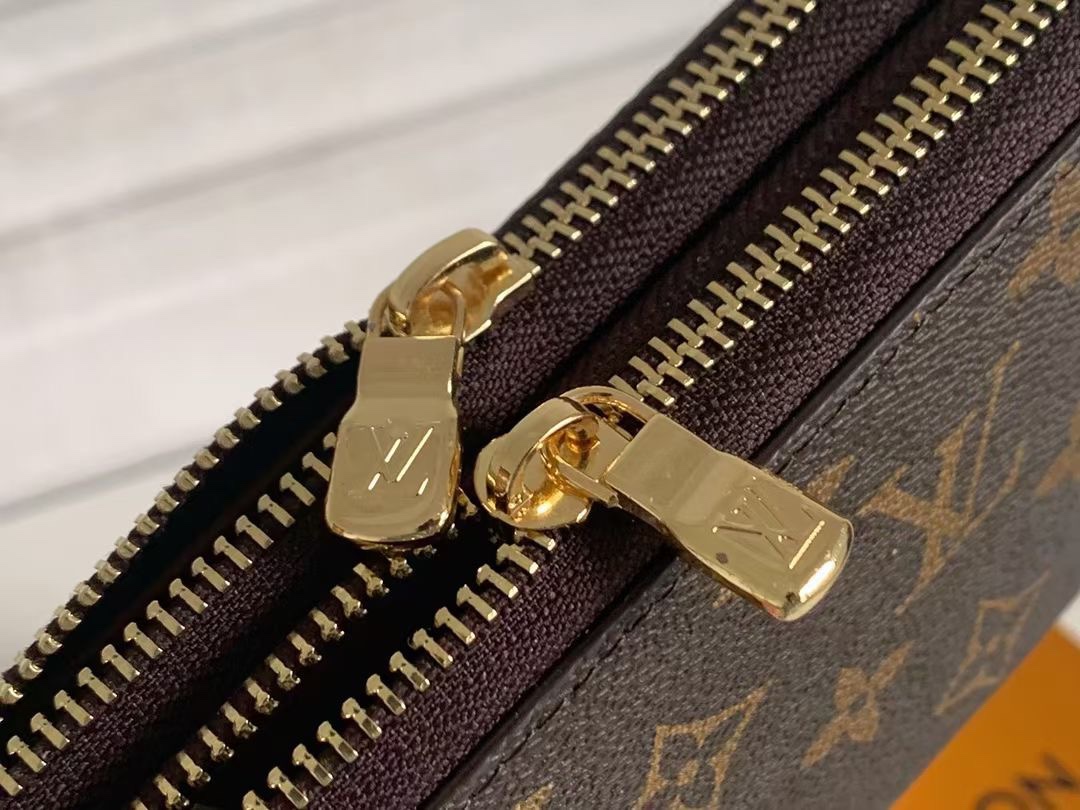 LOUIS VUITTON（ルイヴィトン）二重ファスナー 財布 19x10x4CM-BRAND OFF