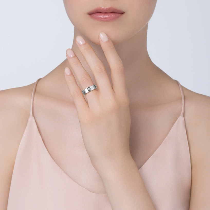 【2026】【Cartier】カルティエ LOVE RING, 3 DIAMONDS リング、ダイヤモンド3個-BRAND OFF
