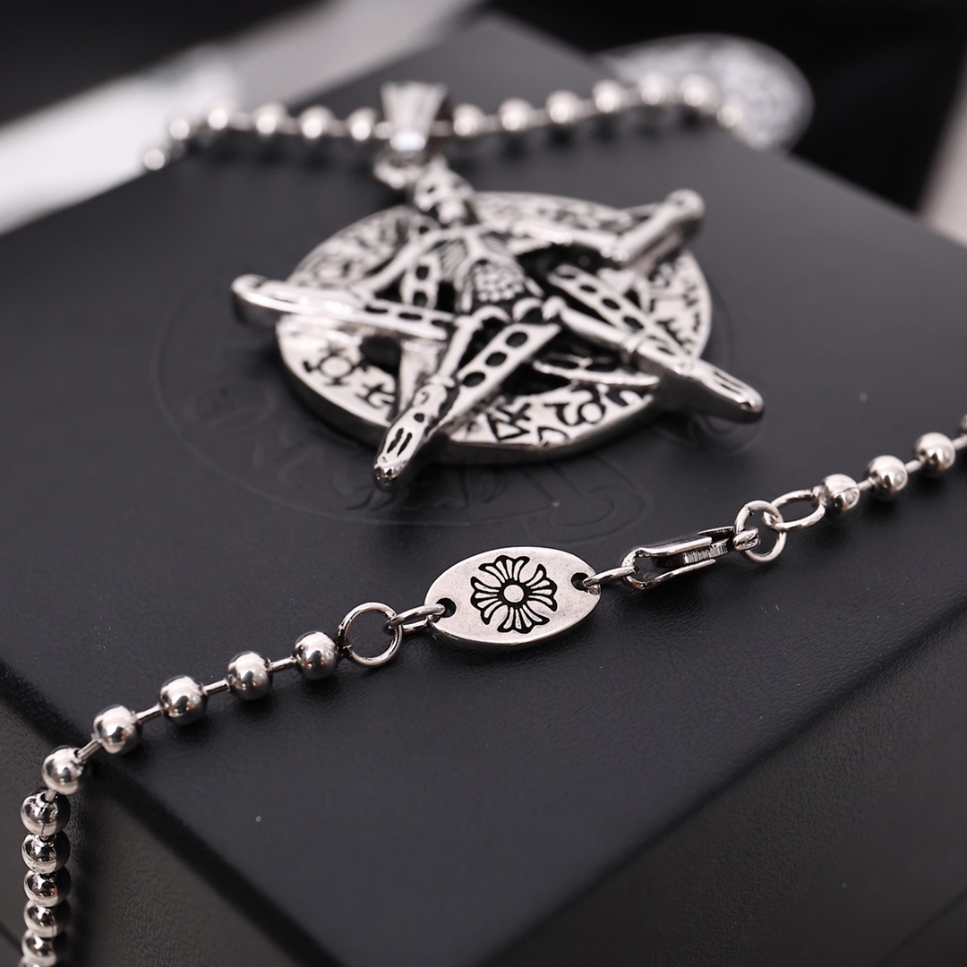 【CHROME HEARTS】ネックレス、新しいネックレス万能シンプルファッションオーナメント-BRAND OFF