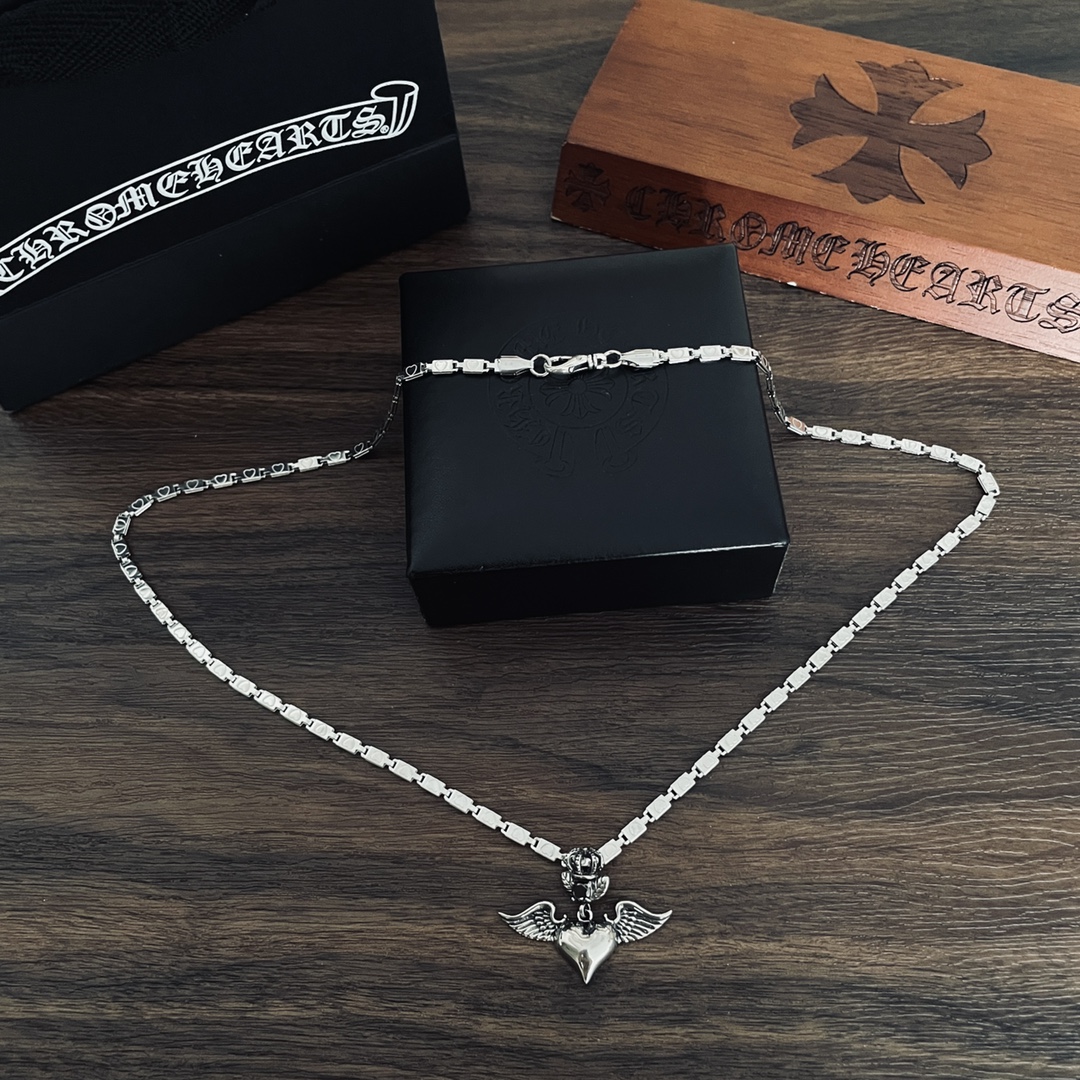 【2026】【CHROME HEARTS 】ネックレス、新しいネックレス万能シンプルファッションオーナメント-BRAND OFF