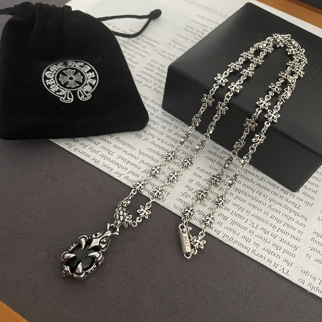 【CHROME HEARTS】ネックレス、新しいネックレス万能シンプルファッションオーナメント-BRAND OFF
