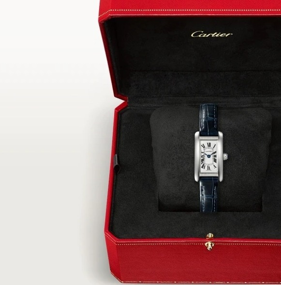 CARTIER タンク アメリカン ウォッチ ミニ アリゲーター-BRAND OFF