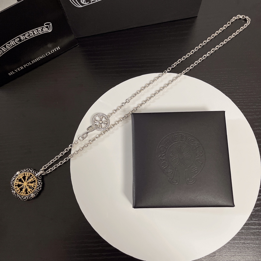 【CHROME HEARTS】ネックレス、新しいネックレス万能シンプルファッションオーナメント-BRAND OFF