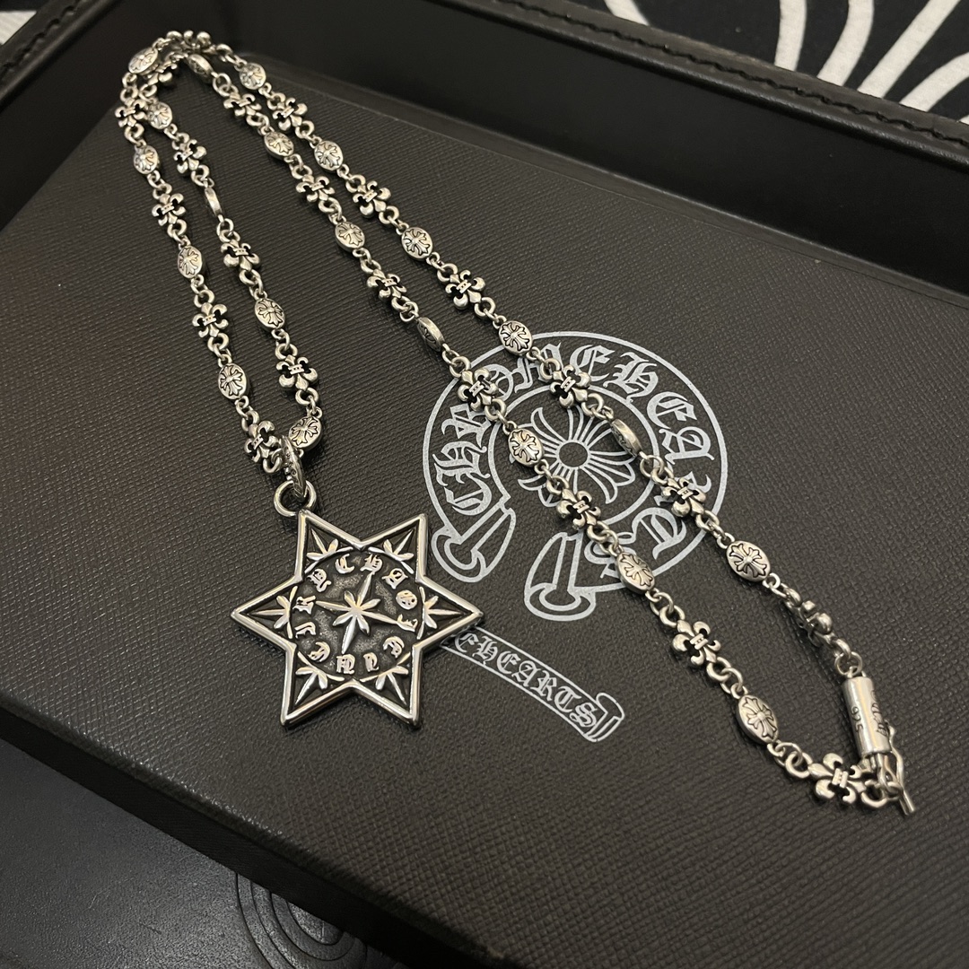 【Chrome Hearts】ネックレス、新しいネックレス万能シンプルファッションオーナメント-BRAND OFF