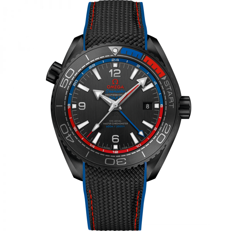 Omega Seamaster Planet Ocean Chronometer GMT ETNZ Deep Black 215.92.46.22.01.004-BRAND OFF