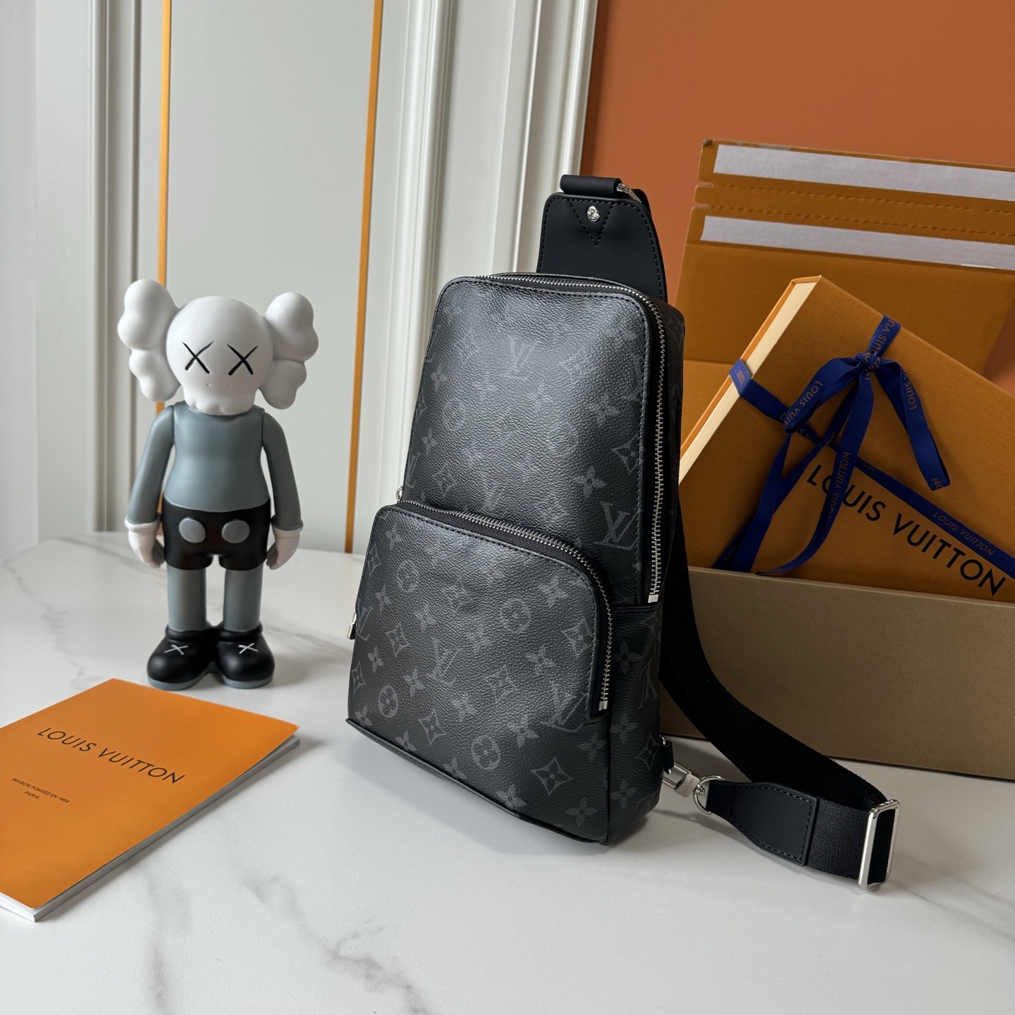 LOUIS VUITTON ルイヴィトン M41719 Damier Graphite チェストバッグ-BRAND OFF