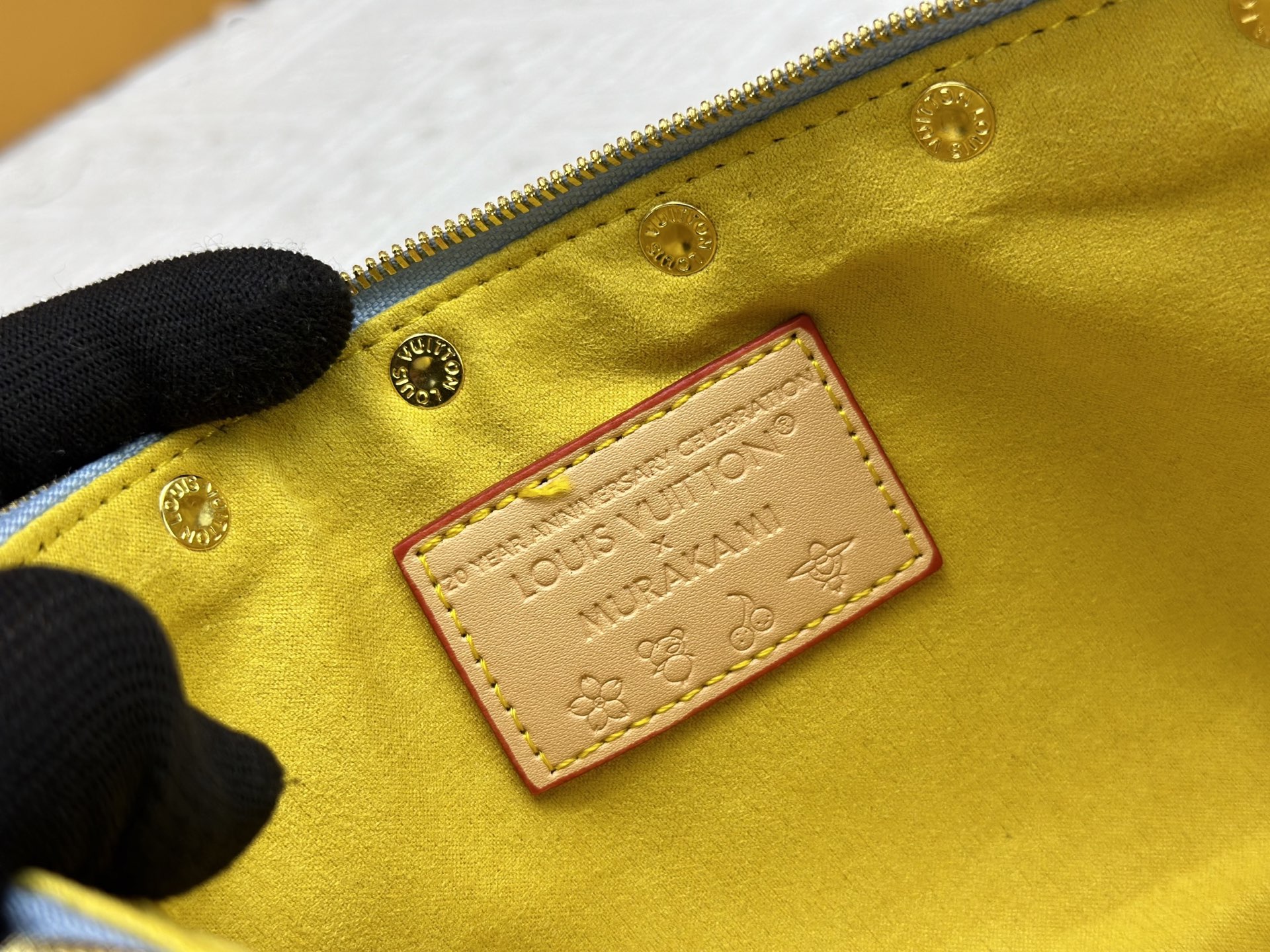 LOUIS VUITTON ルイヴィトン Pochette Accessoires デニムバッグ M13404-BRAND OFF