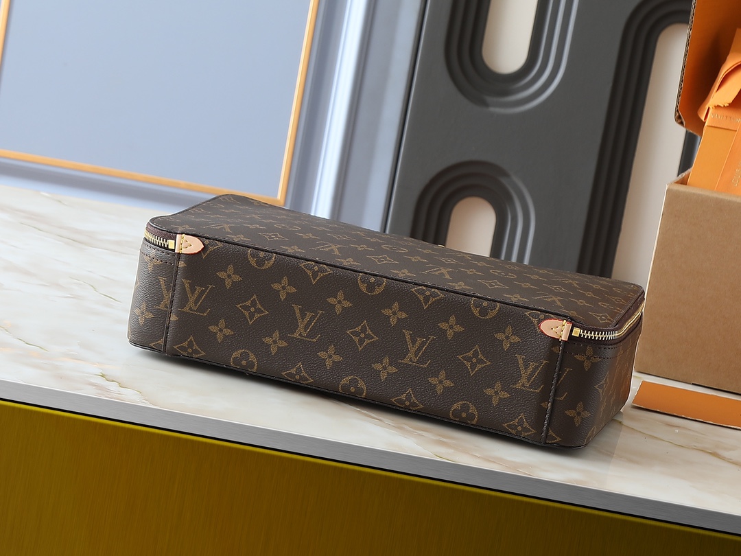 LOUIS VUITTON ルイヴィトン M43690 収納ボックス 化粧ポーチ-BRAND OFF