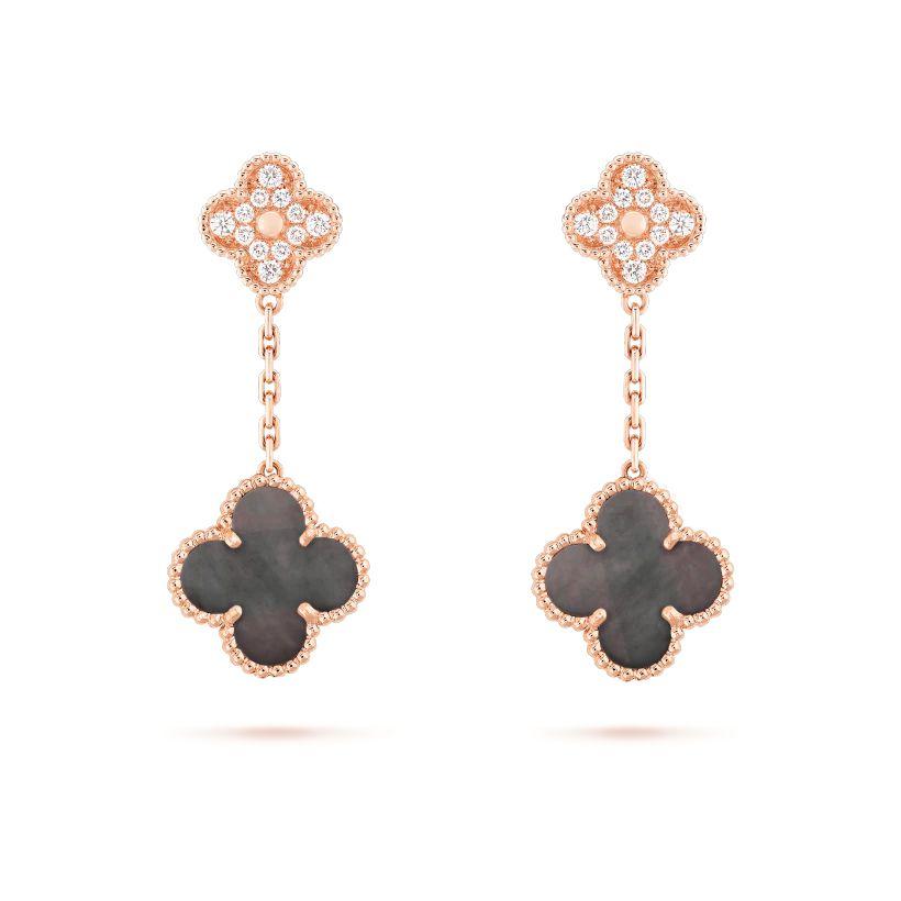 【Vancleef & Arpels】 マジック アルハンブラ イヤリング、2モチーフ-BRAND OFF
