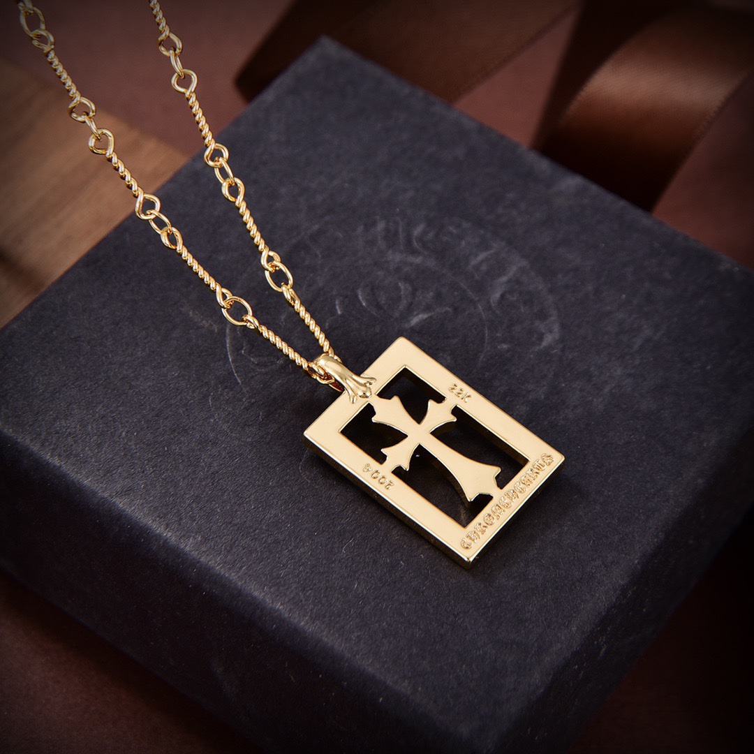 【CHROME HEARTS】ネックレス、新しいネックレス万能シンプルファッションオーナメント-BRAND OFF