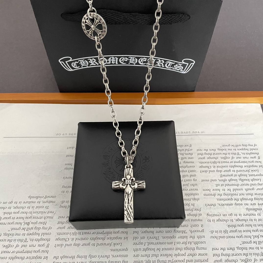 【Chrome Hearts】ネックレス、新しいネックレス万能シンプルファッションオーナメント-BRAND OFF
