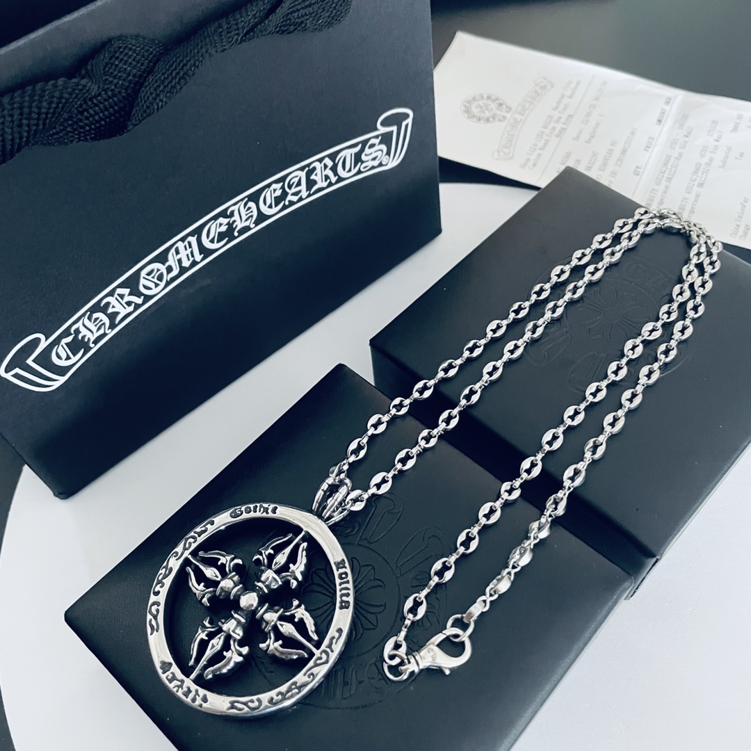 【CHROME HEARTS】ネックレス、新しいネックレス万能シンプルファッションオーナメント-BRAND OFF