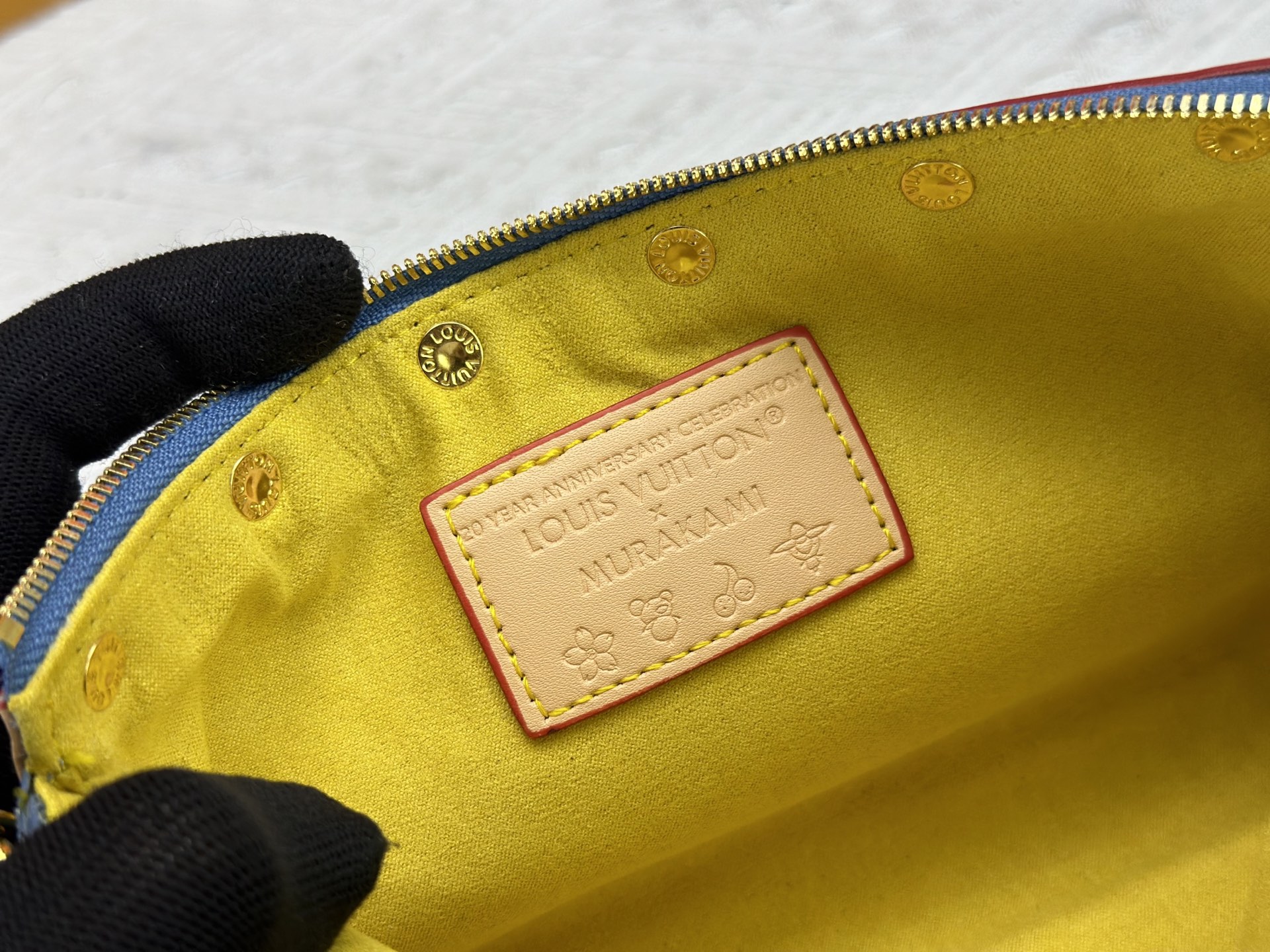 LOUIS VUITTON ルイヴィトン Pochette Accessoires デニムバッグ M13404-BRAND OFF