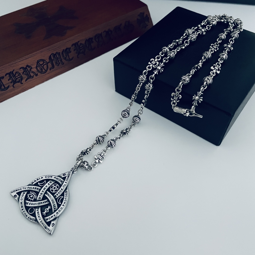 【CHROME HEARTS 】ネックレス、新しいネックレス万能シンプルファッションオーナメント-BRAND OFF