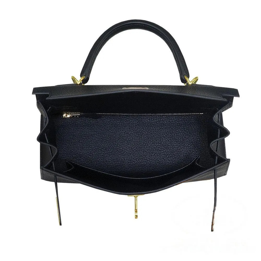 【HERMES】エルメス ケリー 25CM シェーブル ゴールド金具-BRAND OFF