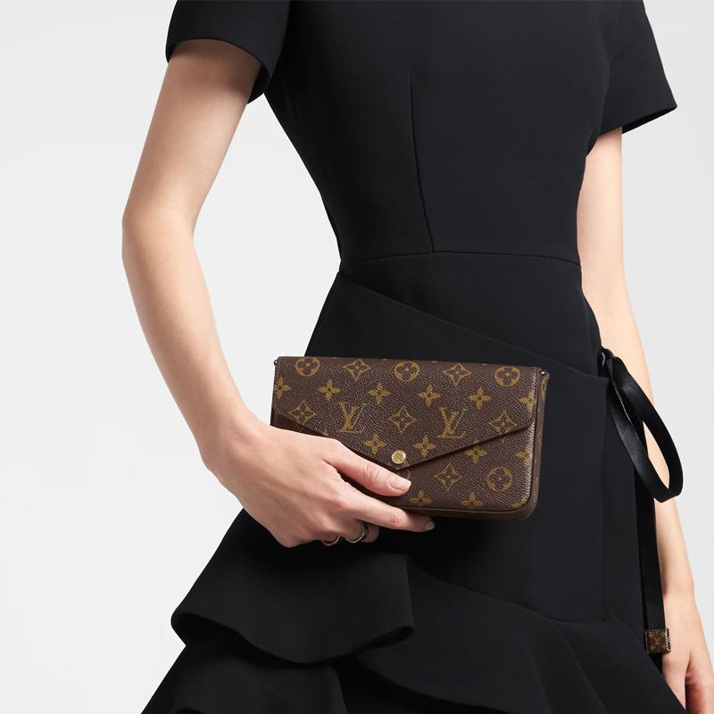 LOUIS VUITTON 三種類の使用 ルイヴィトン ポシェット?フェリシー Ref:M61276-BRAND OFF