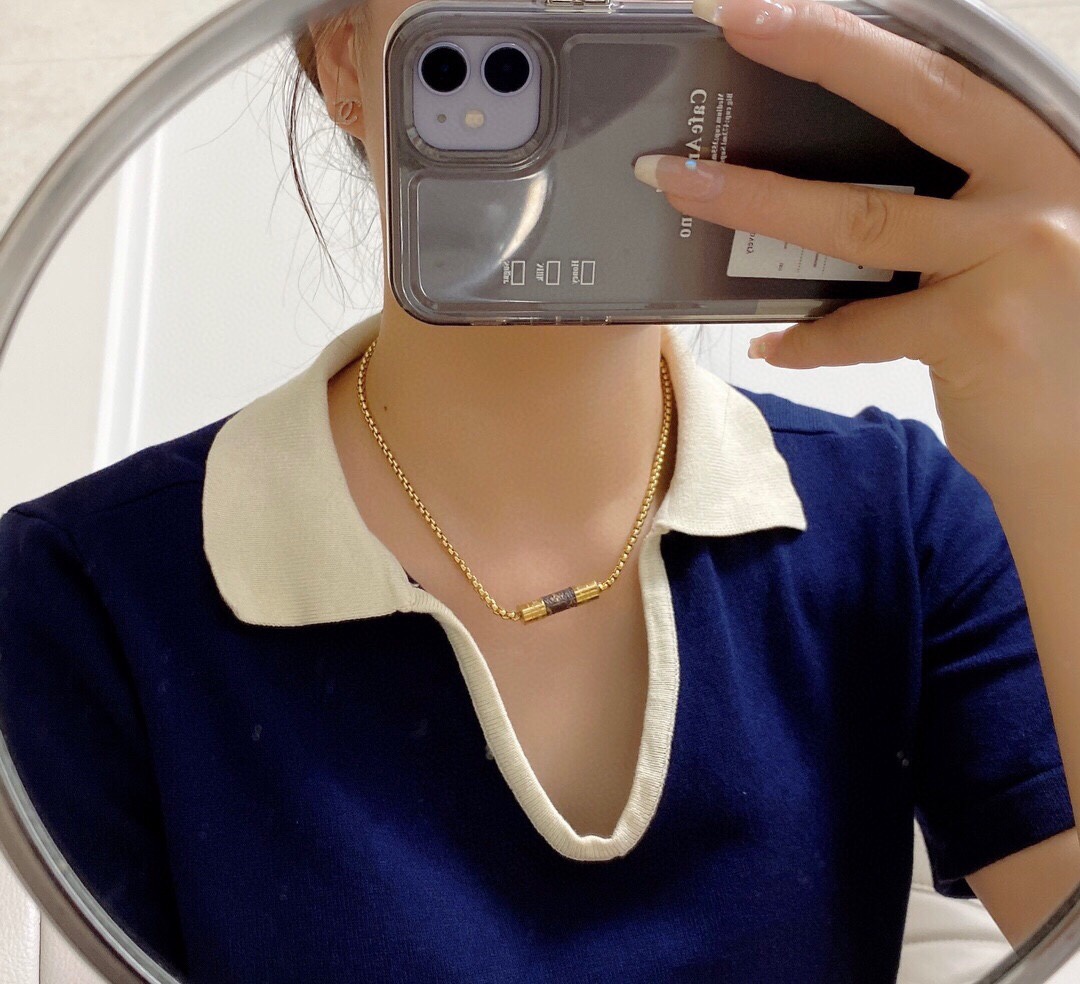 【2026】【 LOUIS VUITTON】ネックレス、新しいネックレス万能シンプルファッションオーナメント-BRAND OFF