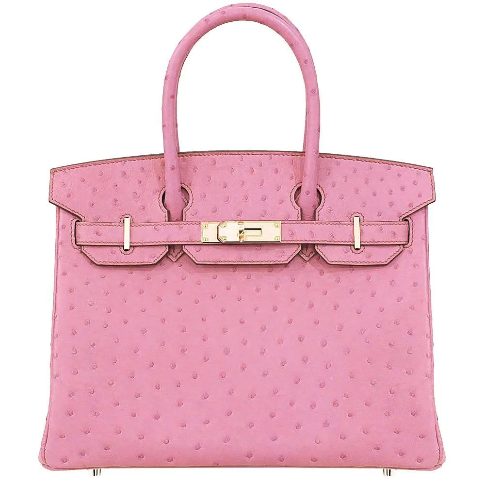 【HERMES】エルメス バーキン 30cm オーストリッチ ゴールド金具-BRAND OFF