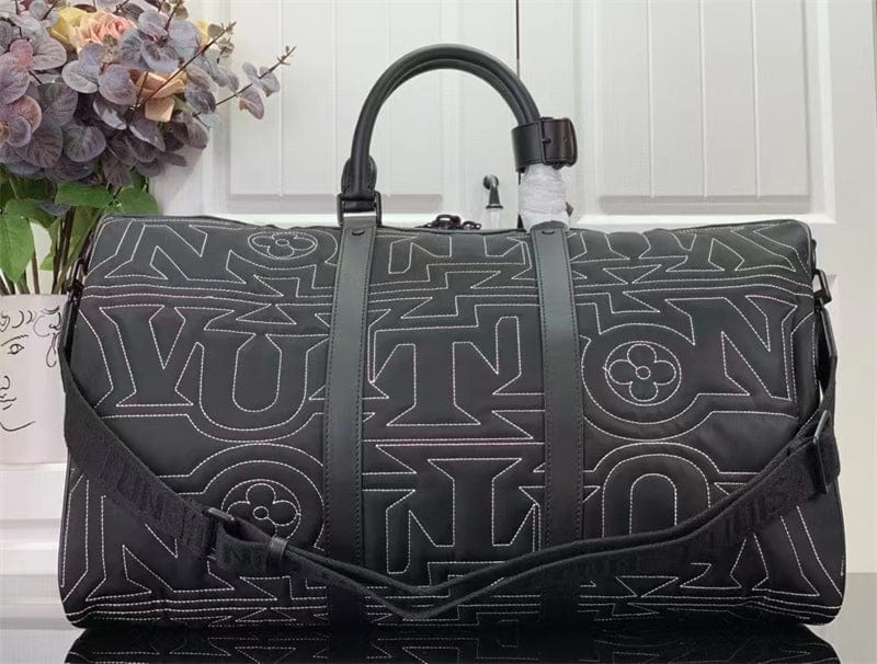 Louis Vuitton キーポル・バンドリエール 50 ブラック M21428-BRAND OFF