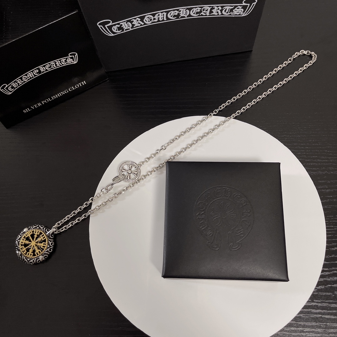 【CHROME HEARTS】ネックレス、新しいネックレス万能シンプルファッションオーナメント-BRAND OFF
