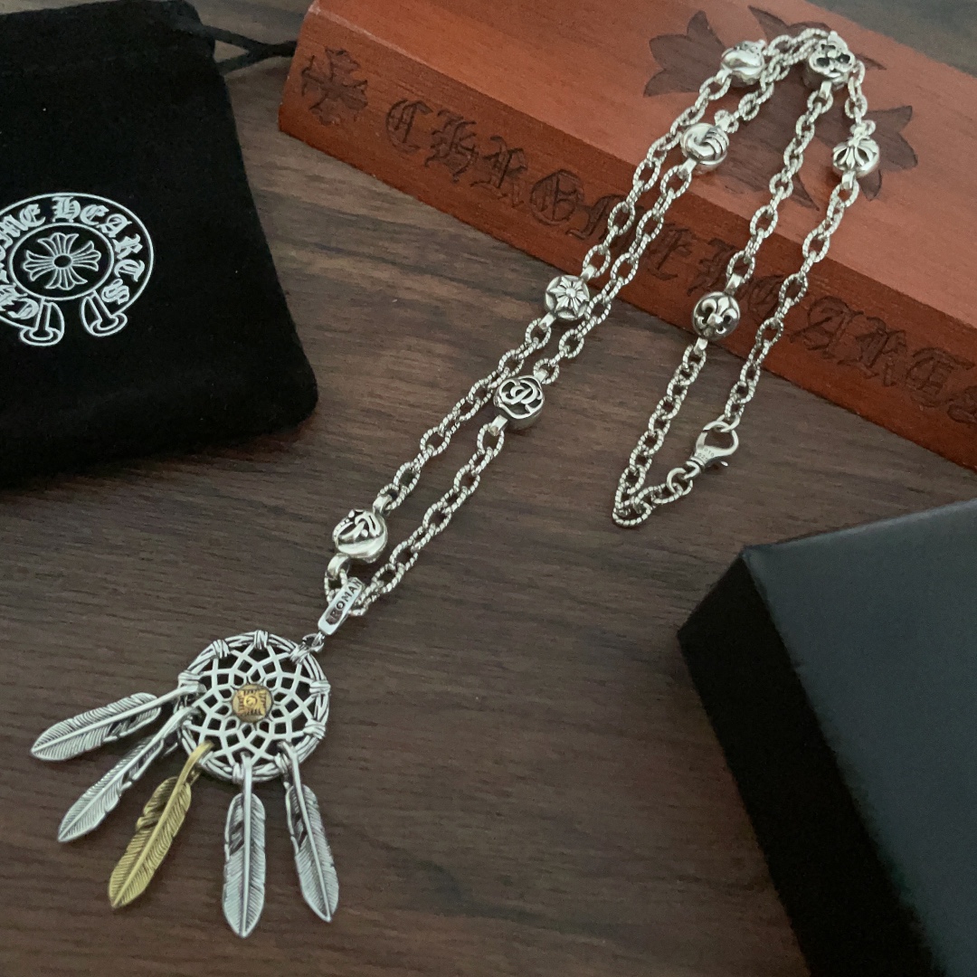 【CHROME HEARTS】ネックレス、新しいネックレス万能シンプルファッションオーナメント-BRAND OFF