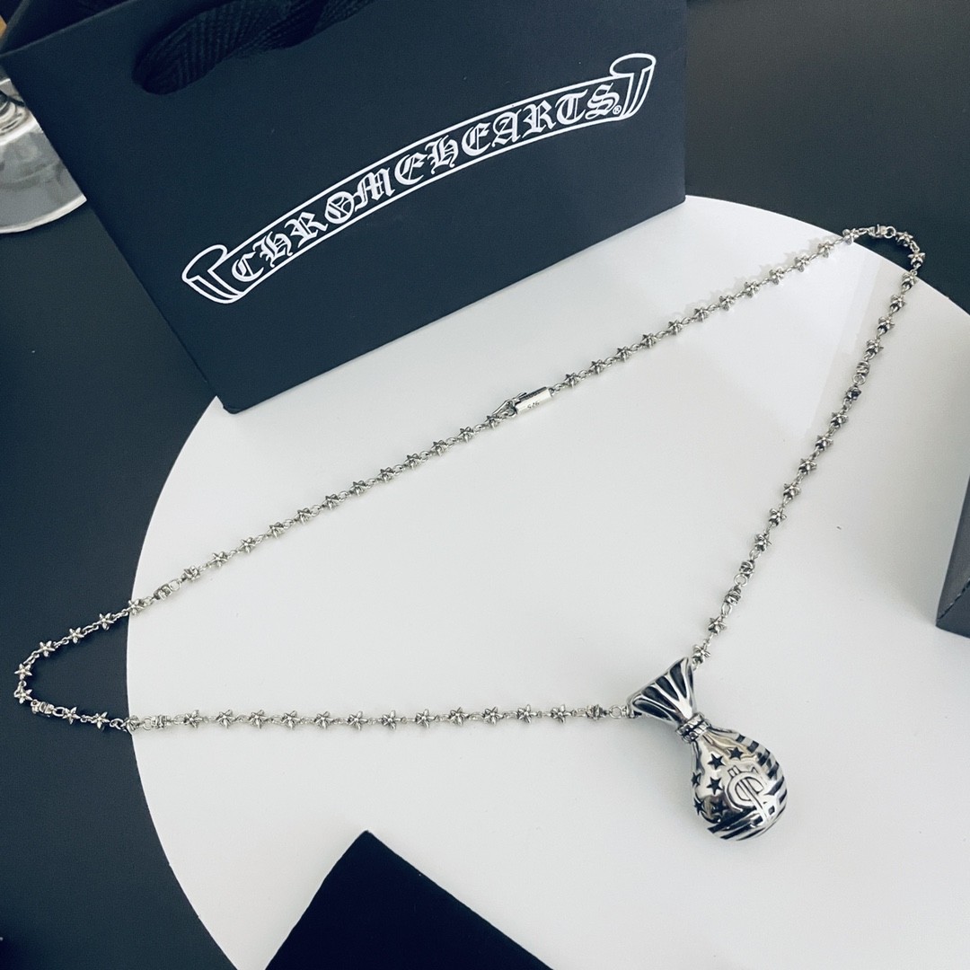 【CHROME HEARTS】ネックレス、新しいネックレス万能シンプルファッションオーナメント-BRAND OFF